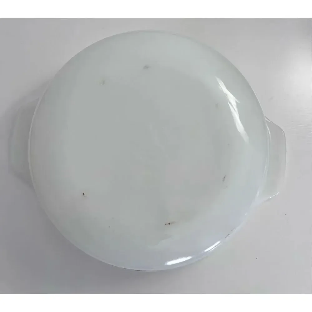 Vintage Anchor Hocking Fire King Green Meadow 2 Quart Casserole Dish 438